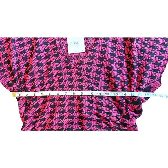 ZARA Short Sleeve Sweater Dress Womens Size M Pink NWT - Picture 4 of 7